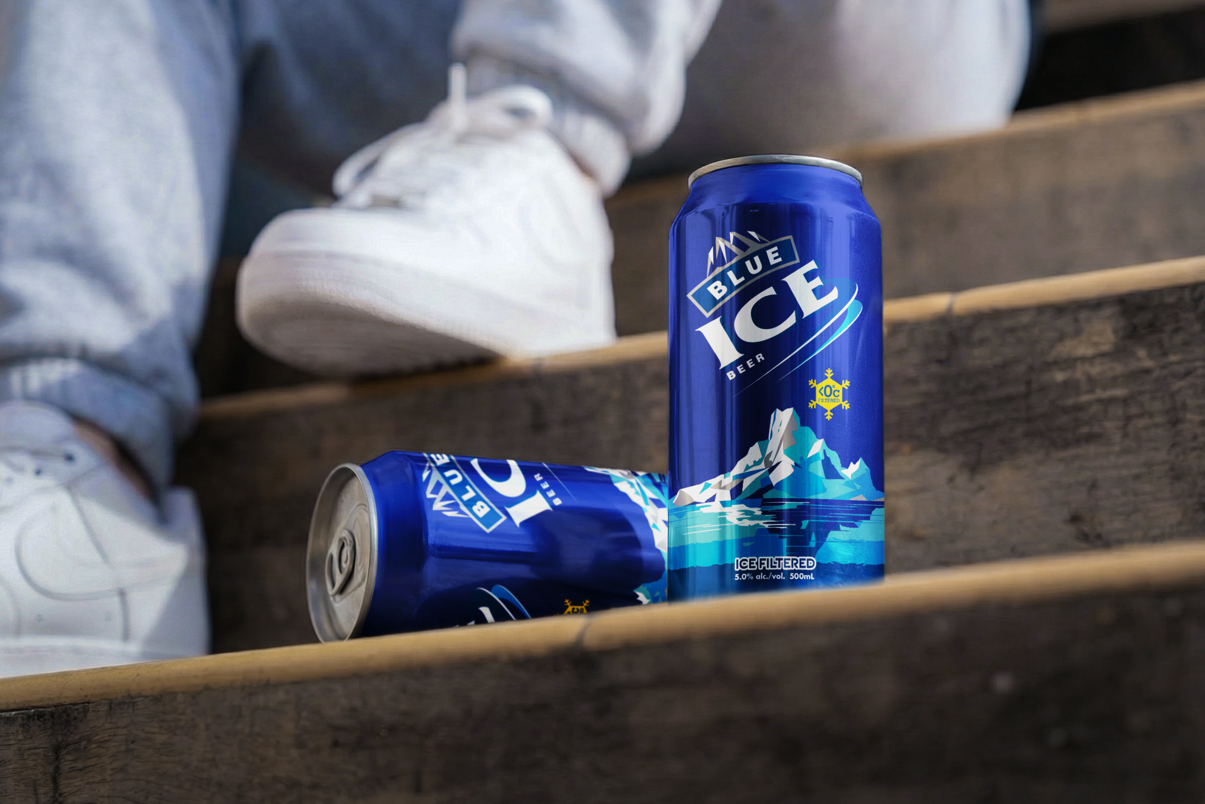 Blue Ice Beer | FMCG Beer Packaging Design