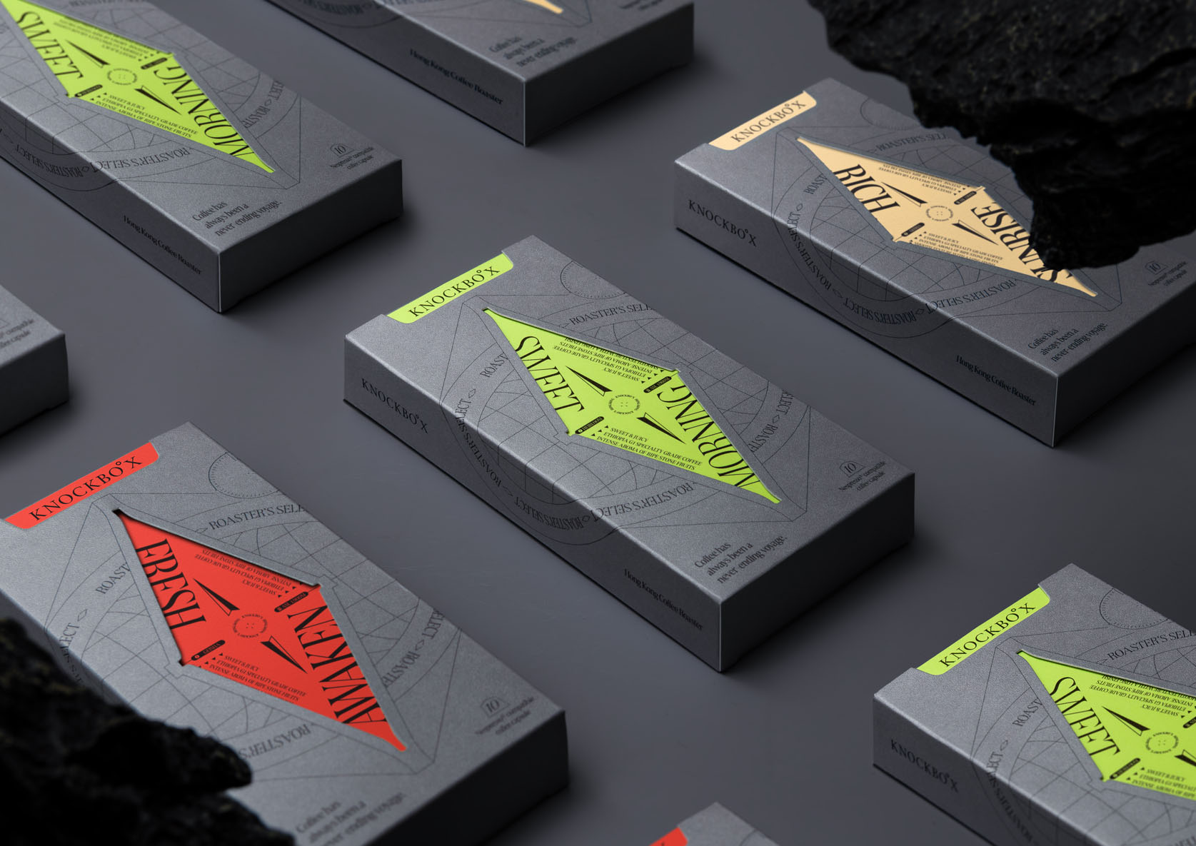 KNOCKBO°X Coffee Capsule Packaging