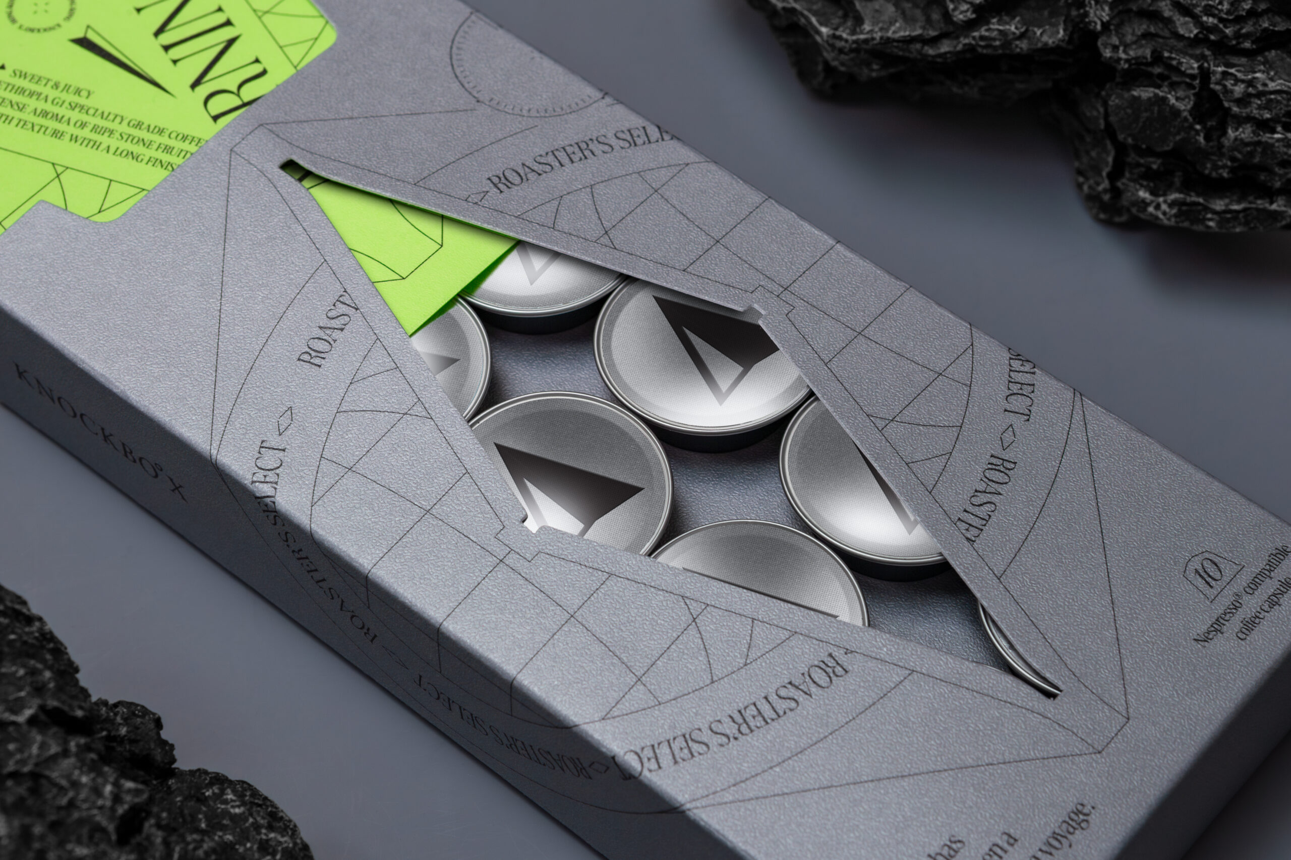KNOCKBO°X Coffee Capsule Packaging