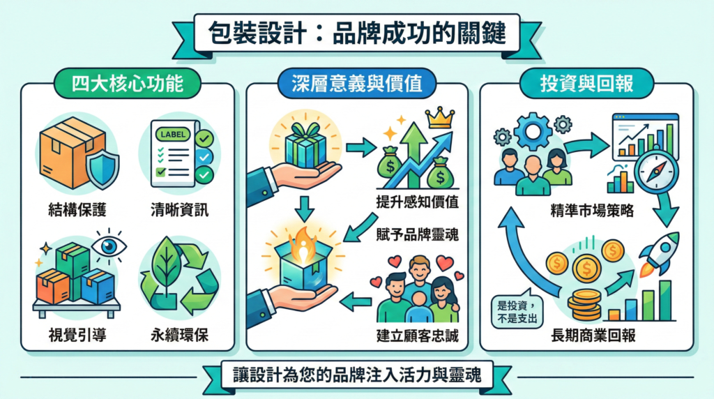 成功品牌的幕後推手：深入解析包裝設計的關鍵與價值